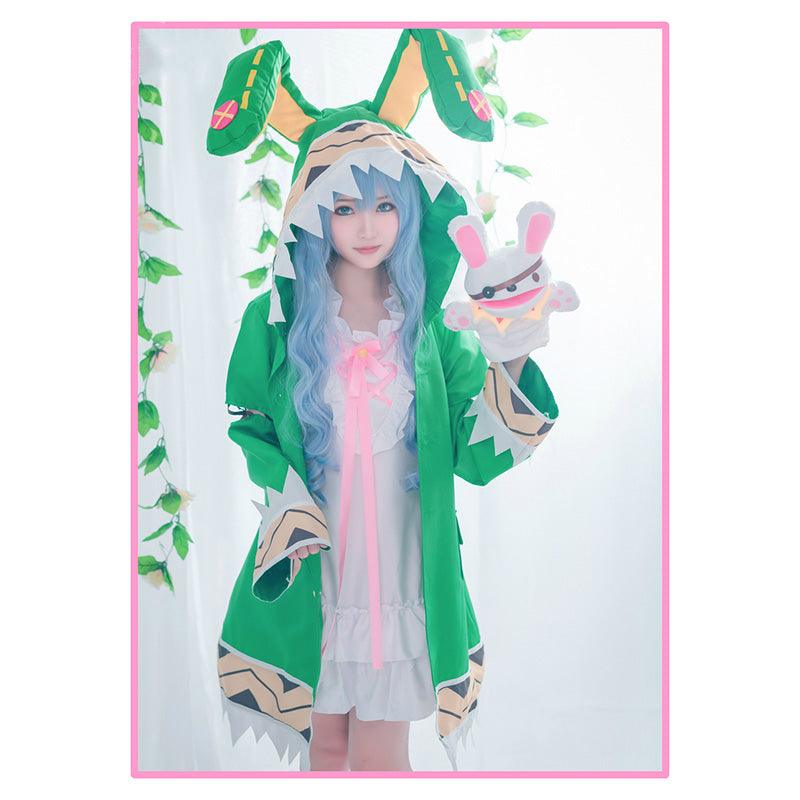 Anime Date A Live Yoshino Himekawa Green Coat Outfits Cosplay Costume