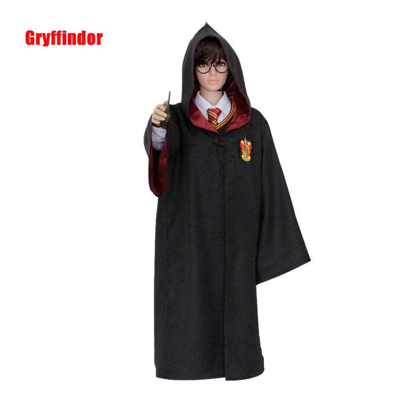 movie harry potter gryffindor and the four houses of hogwarts cosplay magic robe