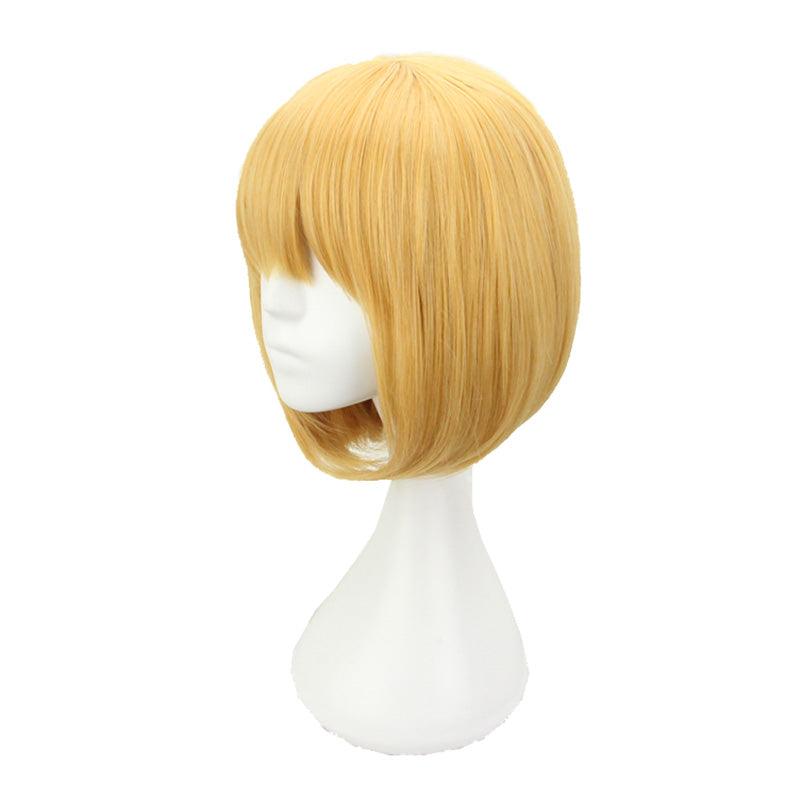 anime attack on titan armin arlert short blond cosplay wigs