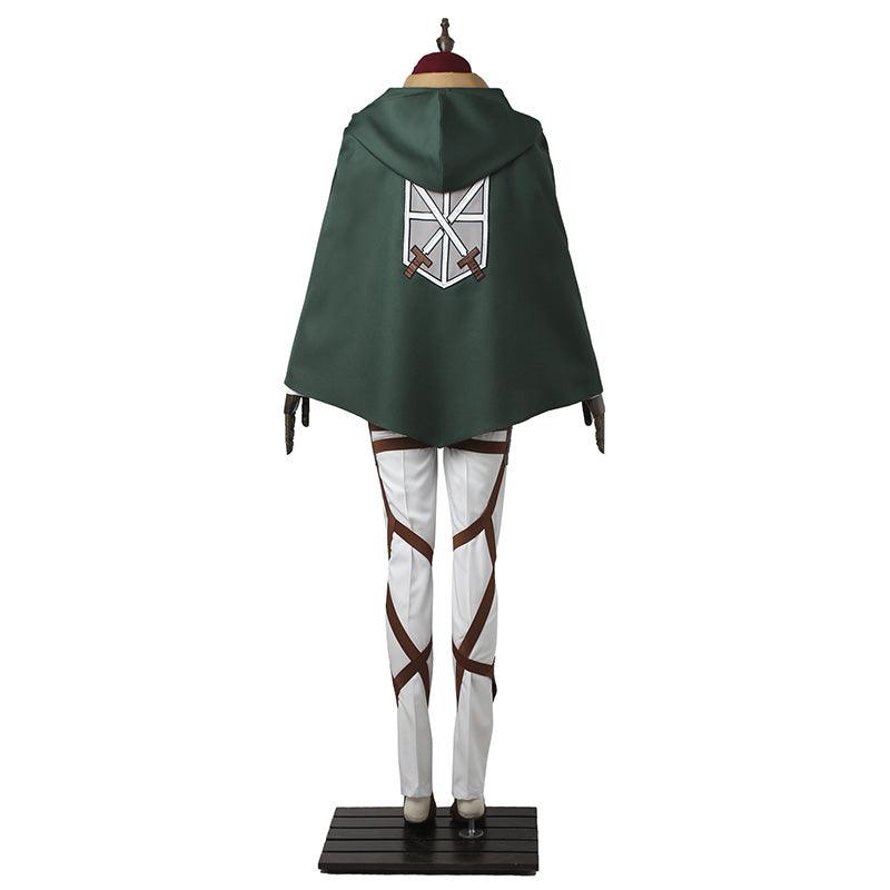 anime attack on titan mikasa ackerman ttraining corps uniform set cosplay costume