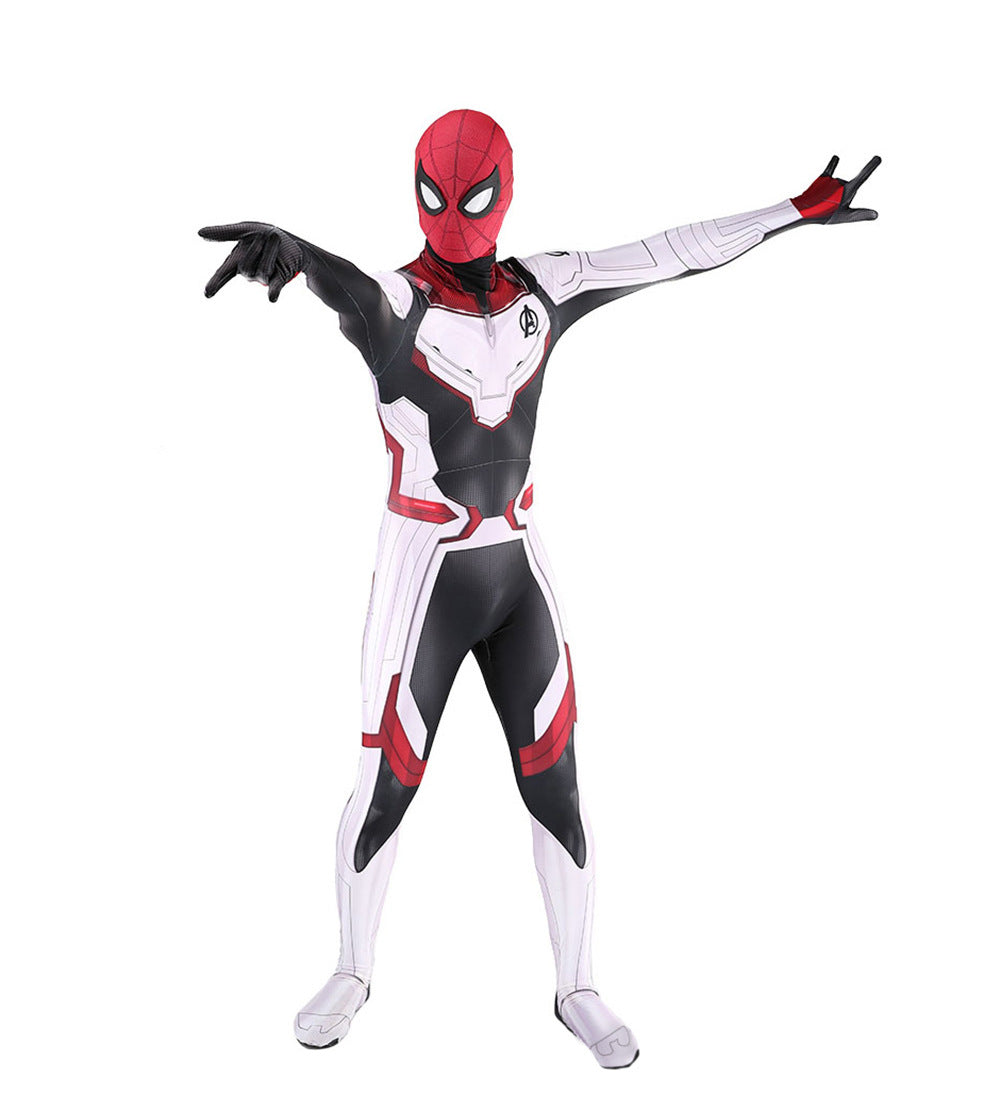 endgame quantum realm spider man deadpool suit jumpsuit halloween bodysuit for kids adult