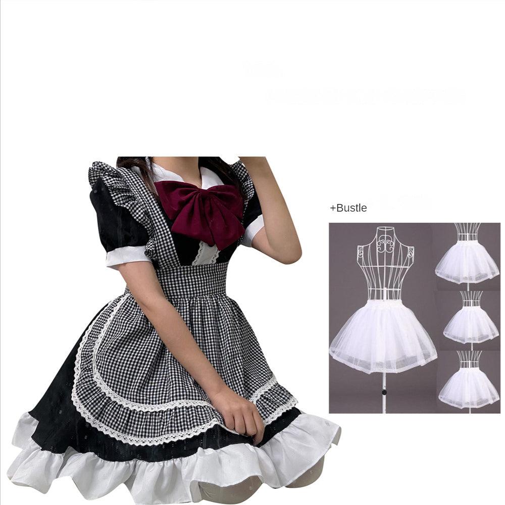 Coffee Shop Waiter Anime Maid Outfit Lolita Dress Japanese Cute Fancy Cosplay Costume