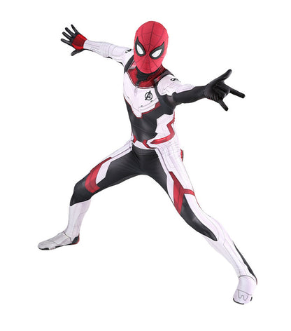 endgame quantum realm spider man deadpool suit jumpsuit halloween bodysuit for kids adult