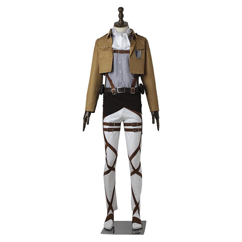 anime attack on titan levi ackerman survey corps uniform set cosplay costume