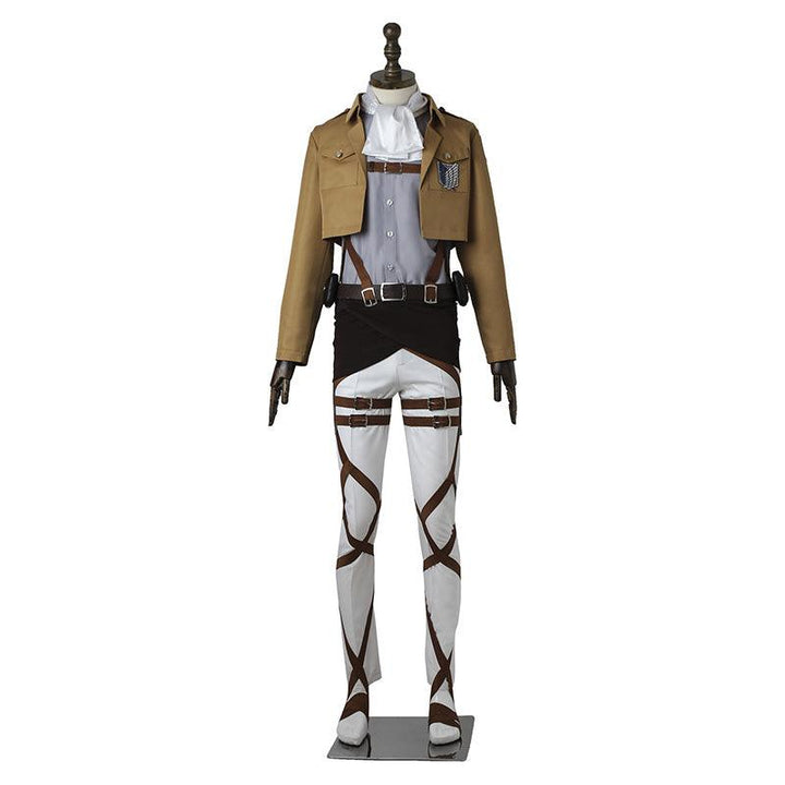 anime attack on titan levi ackerman survey corps uniform set cosplay costume
