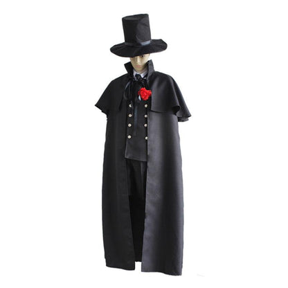 Anime Black Butler Ciel Phantomhive Funeral Cosplay Costume
