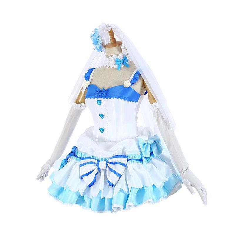 anime re zero starting life in another world rem and ram wedding dress cosplay costume